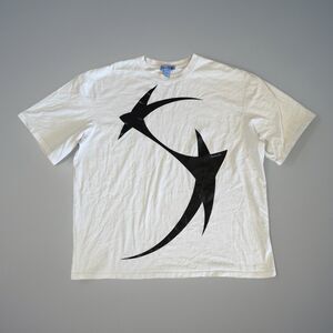 Mugler x H&M Star Print T-Shirt Size XL RARE